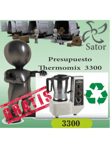 Presupuesto reparación Thermomix 3300 en Sator Electrónica
