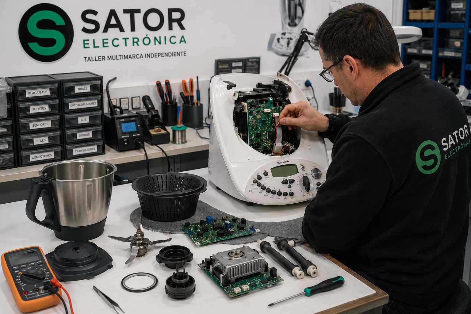Revisión completa Thermomix TM21 en Sator Electrónica